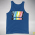 Queer Pride Grunge Exclamation Points Premium Tank Top - Royal Blue